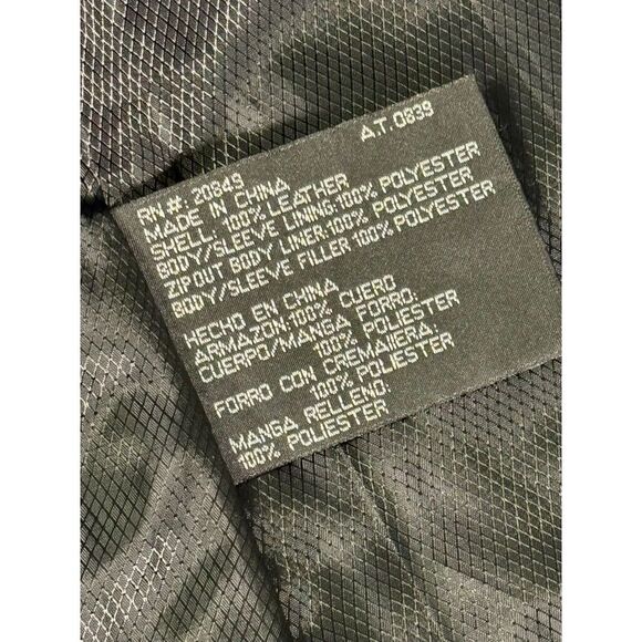 Vintage Phase Two Leather Jacket Mens Extra Large‎ Black Pockets Full Zip Lining - Picture 9 of 12